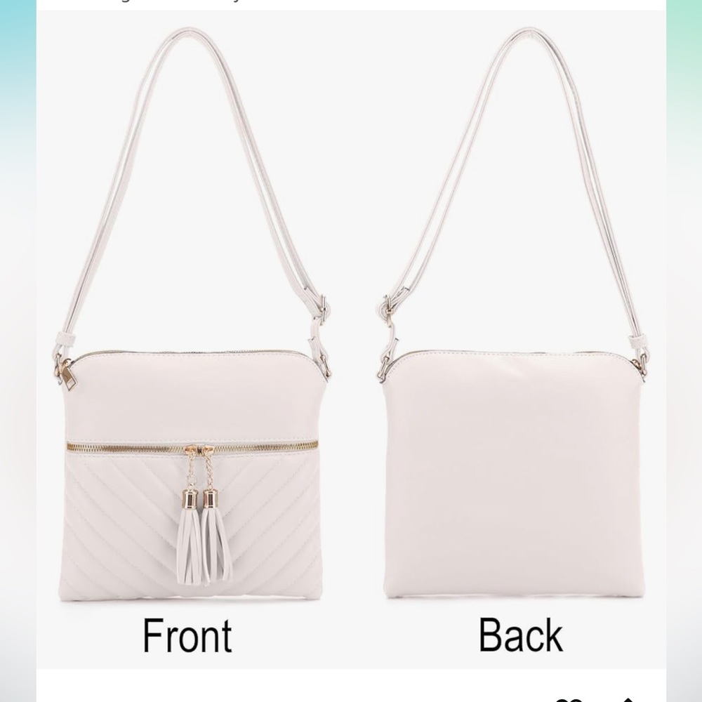 - 🆕 Elegant White Shoulder Bag - Picture 4 of 5